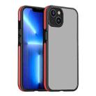 For iPhone 14 Plus TPE + TPU Shockproof Phone Case (Red) - 1