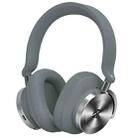 KZ-T10 Dual Feed Active Noise Cancelling Wireless Bluetooth Headphones(Silver Grey) - 1