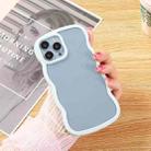 Wave Texture Acrylic Protective Phone Case For iPhone 11 Pro Max(Mint Green) - 1
