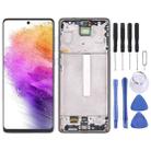 Original Super AMOLED LCD Screen For Samsung Galaxy A73 5G SM-A736B Digitizer Full Assembly with Frame - 1