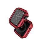 TPU Frame Watch Case For Apple Watch Series 9 / 8 / 7 41mm(Red) - 1