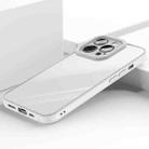 For iPhone 14 PC + TPU Shockproof Case (White) - 1