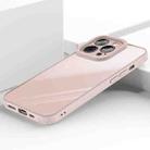 For iPhone 14 Plus PC + TPU Shockproof Case (Pink) - 1