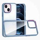 For iPhone 14 Colorful Metal Lens Ring Phone Case (Baby Blue) - 1