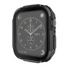 Plating PC Frame Watch Case with Tempered Film For Apple Watch Series 6 & SE & 5 & 4 44mm(Grey) - 1