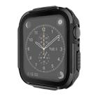 Plating PC Frame Watch Case with Tempered Film For Apple Watch Series 6 & SE & 5 & 4 40mm(Grey) - 1