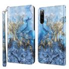 For Sony Xperia 10 IV 3D Painting Pattern Flip Leather Phone Case(Milky Way) - 1