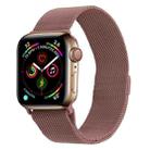 Milanese Stainless Steel Watch Band For Apple Watch Series 9&8&7 41mm / SE 3&SE 2&6&SE&5&4 40mm / 3&2&1 38mm(Pink) - 1