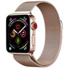 Milanese Stainless Steel Watch Band For Apple Watch Series 9&8&7 41mm / SE 3&SE 2&6&SE&5&4 40mm / 3&2&1 38mm(Rose Gold) - 1