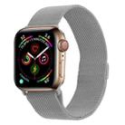Milanese Stainless Steel Watch Band For Apple Watch Series 9&8&7 41mm / SE 3&SE 2&6&SE&5&4 40mm / 3&2&1 38mm(Silver) - 1