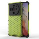 For Xiaomi 12S Ultra 5G Shockproof Honeycomb PC + TPU Phone Case(Green) - 1