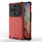 For Xiaomi 12S Ultra 5G Shockproof Honeycomb PC + TPU Phone Case(Red) - 1