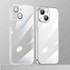 For iPhone 13 SULADA Crytal Steel Series Diamond Glass + TPU Phone Case(Transparent) - 1