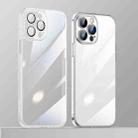 For iPhone 13 Pro SULADA Crytal Steel Series Diamond Glass + TPU Phone Case (Transparent) - 1