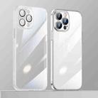 For iPhone 12 Pro SULADA Crytal Steel Series Diamond Glass + TPU Phone Case(Transparent) - 1