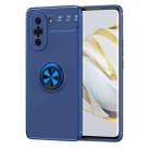 For Huawei nova 10/nova 10 Pro Metal Ring Holder TPU Phone Case(Blue) - 1