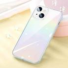 SULADA Color Glaze Series Gradient PC + TPU Phone Case For iPhone 13(Blue) - 1