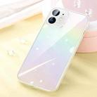 SULADA Color Glaze Series Gradient PC + TPU Phone Case For iPhone 12(White) - 1