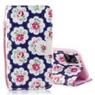 Painted Pattern Horizontal Flip Leather Phone Case For iPhone 14 Pro(Pink Rose) - 1