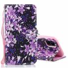 For iPhone 14 Painted Pattern Horizontal Flip Leather Phone Case (Lily) - 1
