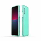 For Sony Xperia 10 Ⅳ Aurora Series Lens Protector + Metal Frame Protective Phone Case(Green+Silver) - 1