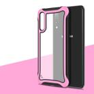 For Galaxy A50 Blade Series Transparent AcrylicProtective Case(Rose Red) - 1