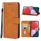 For Samsung Galaxy A13 SM-A137 Leather Phone Case(Brown) - 1