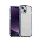 For iPhone 14 Ice Transparent Laser Phone Case (Blue) - 1