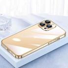 For iPhone 13 Pro SULADA JINGJIA Series Lens Protector PC Phone Case (Gold) - 1