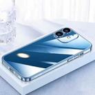 For iPhone 12 SULADA JINGJIA Series Lens Protector PC Phone Case(Blue) - 1