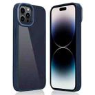 For iPhone 14 Pro Max Shield Acrylic Phone Case (Dark Blue) - 1