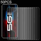 50 PCS 0.26mm 9H 2.5D Tempered Glass Film For Infinix Note 12 Pro 5G - 1