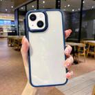 PC + TPU Shockproof Protective Phone Case For iPhone 14(Dark Blue) - 1