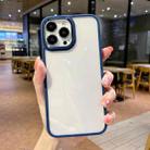 PC + TPU Shockproof Protective Phone Case For iPhone 14 Pro Max(Dark Blue) - 1