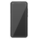 For Xiaomi Mi 10 Pro Tire Texture Shockproof TPU+PC Protective Case with Holder(Black) - 3