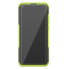 For Xiaomi Mi 10 Pro Tire Texture Shockproof TPU+PC Protective Case with Holder(Green) - 3