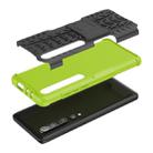 For Xiaomi Mi 10 Pro Tire Texture Shockproof TPU+PC Protective Case with Holder(Green) - 6