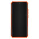 For Xiaomi Mi CC9 Pro Tire Texture Shockproof TPU+PC Protective Case with Holder(Orange) - 3