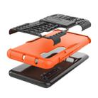 For Xiaomi Mi CC9 Pro Tire Texture Shockproof TPU+PC Protective Case with Holder(Orange) - 6