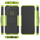 For Xiaomi Redmi Note 8T Tire Texture Shockproof TPU+PC Protective Case with Holder(Green) - 4