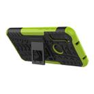 For Xiaomi Redmi Note 8T Tire Texture Shockproof TPU+PC Protective Case with Holder(Green) - 5