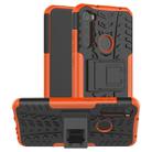 For Xiaomi Redmi Note 8T Tire Texture Shockproof TPU+PC Protective Case with Holder(Orange) - 1