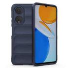For Honor X7/Play 30 Plus Magic Shield TPU + Flannel Phone Case(Dark Blue) - 1