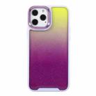 Shockproof Gradient Phone Case For iPhone 13 Pro(Yellow Purple) - 1