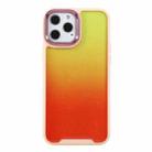 Shockproof Gradient Phone Case For iPhone 12 Pro(Yellow Orange) - 1