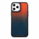 Shockproof Gradient Phone Case For iPhone 12(Blue Orange) - 1