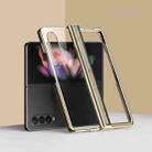 For Samsung Galaxy Z Fold4 5G Electroplating PC Full Coverage Shockproof Phone Case(Gold) - 1