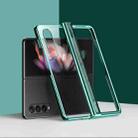 For Samsung Galaxy Z Fold4 5G Electroplating PC Full Coverage Shockproof Phone Case(Green) - 1
