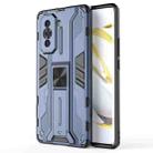 For Huawei Nova 10 4G Supersonic PC + TPU Shock-proof Protective Phone Case with Holder(Dark Blue) - 1