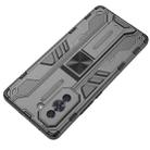 For Huawei Nova 10 4G Supersonic PC + TPU Shock-proof Protective Phone Case with Holder(Grey) - 4